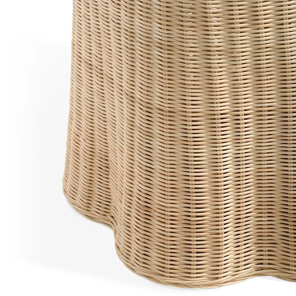 Design vintage natural feito à mão rattan ondulado mesa de centro para móveis para casa mais vendido para sala de estar item