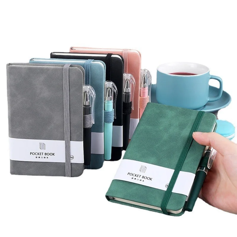 Portable 100 Pocket Pocket Elastic Handbook To Notebook Do Band Sheets Notebook Mini Student Agenda Simple Memo Notepad