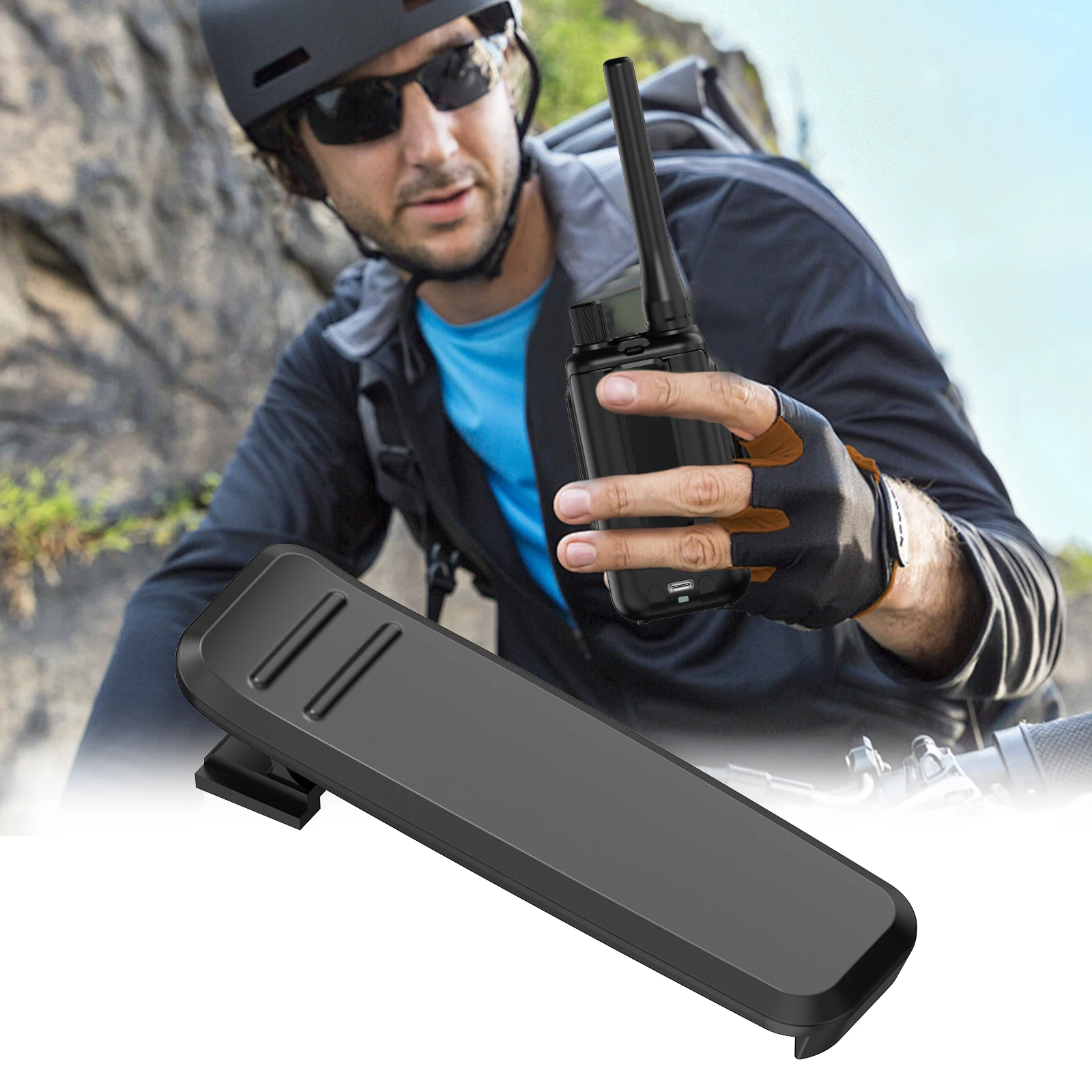 1/2/5PCS Baofeng UV-5R Mini Walkie Talkie Belt Clip Spare Part Back Clip for Baofeng UV-5R Mini Mini 5 2-Way Radio Accessories
