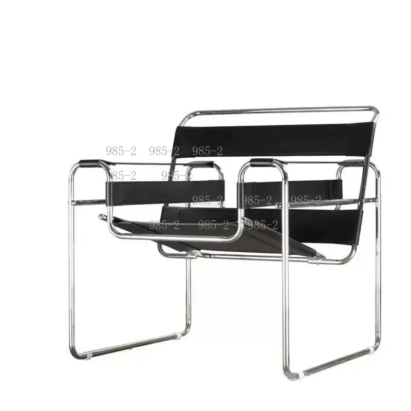 Lässige Wohnzimmermöbel, Einzelner Sattelleder-Mesh-Fotostuhl Sofa