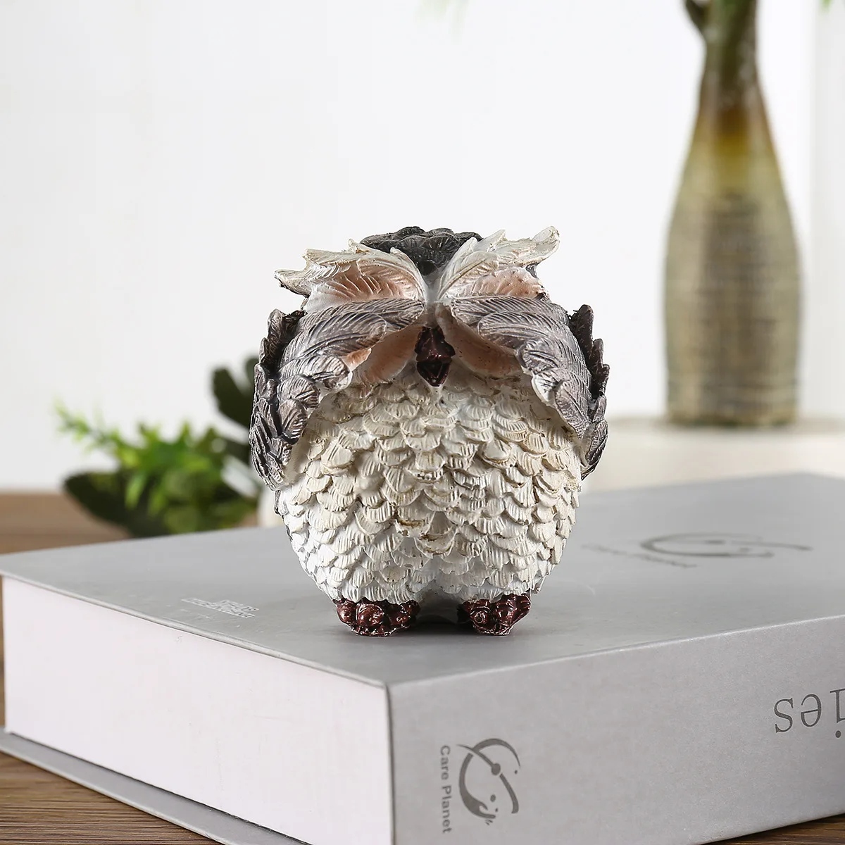 1/3Pcs Desktop Owl Ornaments, Home Decoration, Retro Owl, Don’T Listen, Don’T Say, Don’T See, Three-Piece Ornaments, Living Room, Entrance, Study,