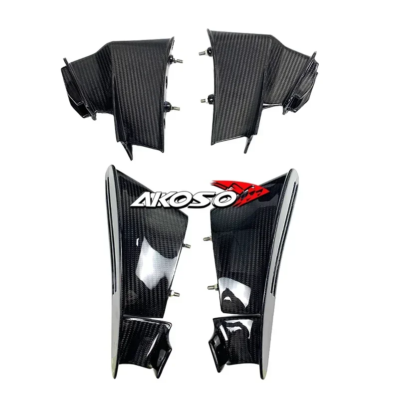 Full 3K Carbon Fiber Wing Motorcycle Body Side Winglet Fairings Kits Winglets kit For Ducati Panigale Superleggera V4 2022- 2024