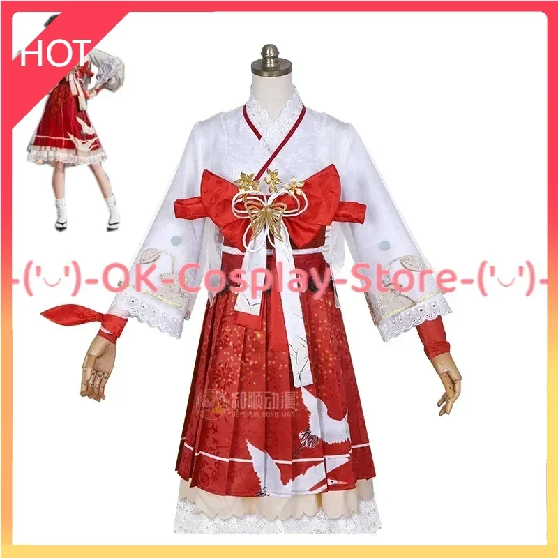 Game Naraka: Bladepoint Tsuchimikado Kurumi Cosplay Costume Hutao Kimono Cute Women Dress Halloweeen Carnival Uniforms