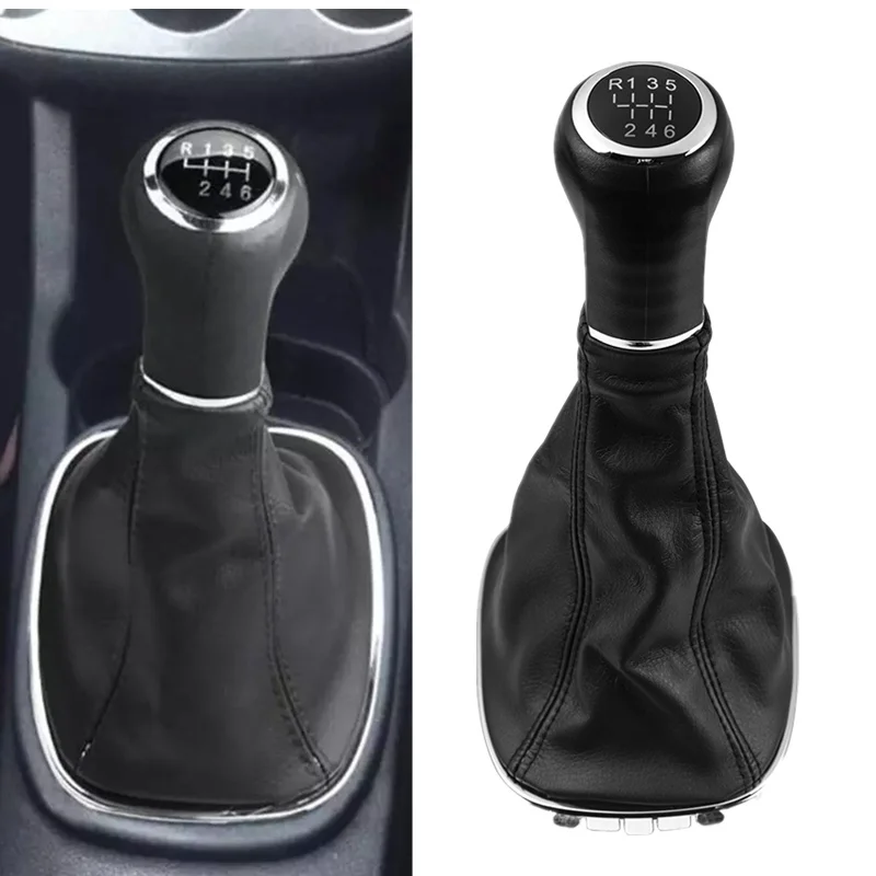 For Opel Vauxhall Corsa D 2006 2007 2008 2009 2013 2014 Gear Shift Knob Shifter Lever Stick Gaiter Boot Cover Cars Accessories