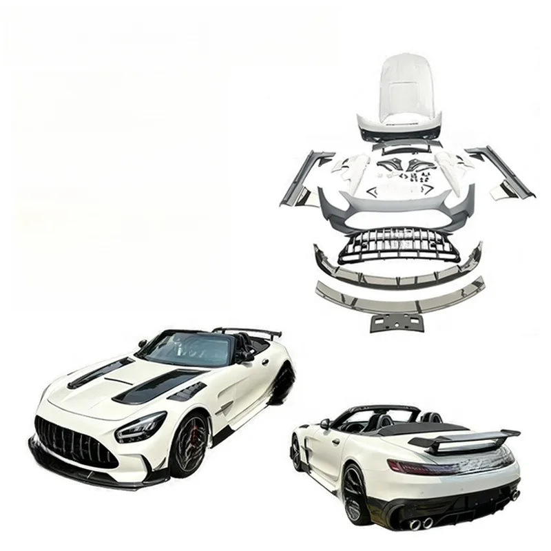 High Quality Dry Carbon Fiber BS Style Body Kit With Bumper Hood For GT GTC Half Carbon Upgrade Exterior Tuning Parts