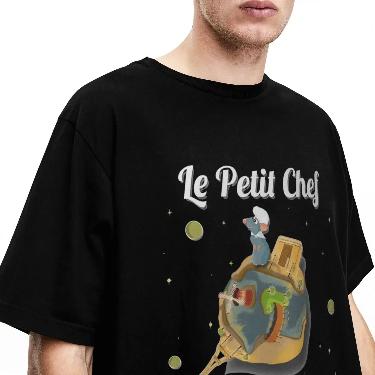 Men Women Le Petit Chef Remy Ratatouille Shirts Apparel Vintage Cotton Mouse Cartoon T Shirts Top Tee Clothes Adult