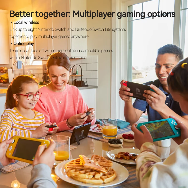 نينتندو سويتش لايت Dialga Palkia 32G تخزين داخلي 5.5 بوصة LCD تعمل باللمس بلوتوث 4.1 أزرق فيروزي رمادي أصفر مرجاني