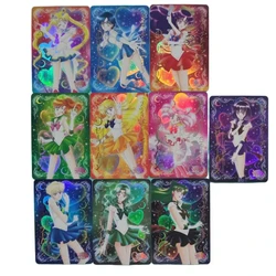 Sailor Moon Tsukino Usagi 30Th Anniversary Original Painting Style Series 10Pcs/set Anime Game Characters Collection Cards Gifts