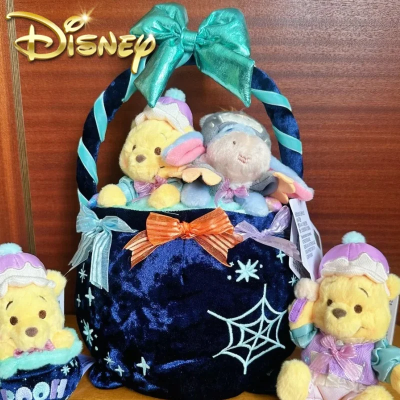

Original Disney Winnie The Pooh Tigger Halloween Handbasket Christmas Toys Cute Soft Animals Cartoon Birthday Toys Gifts Girls