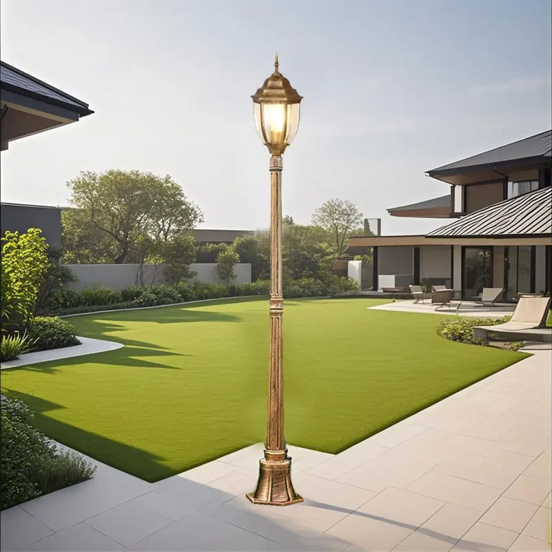 

Outdoor Waterproof Garden Park Grassland Decoration Antique Villa Courtyard Landscape Light ≈170Cm