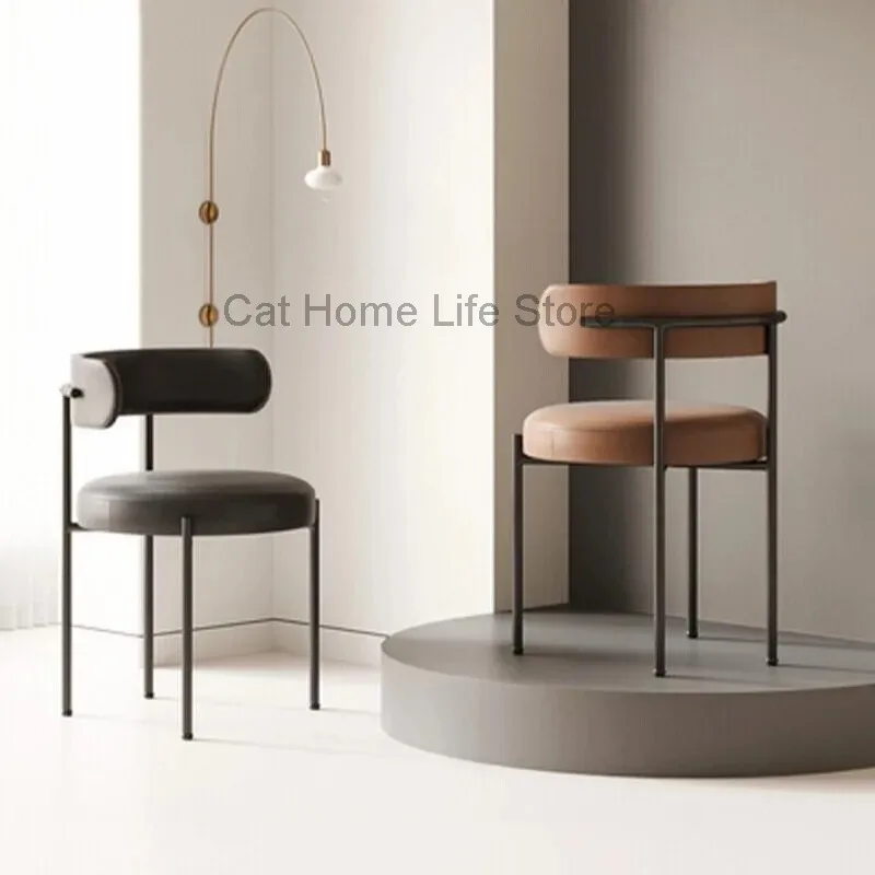 

Counter Dining Chairs Velvet Makeup Ergonomic Design Dining Chairs Relaxing Event Sillas De Sala De Estar Balcony Furniture
