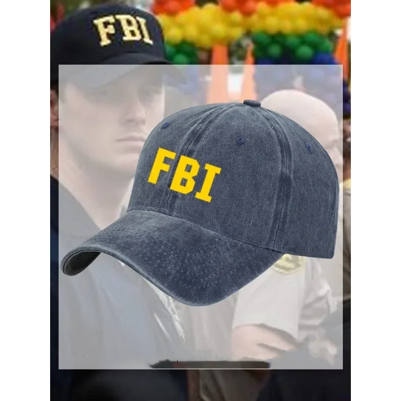 

2025 FBI Agent Movie Peripheral Hats Sun HatsCasual Men's and Women's Baseball Caps Baseball Capsoutdoor Sun Protection