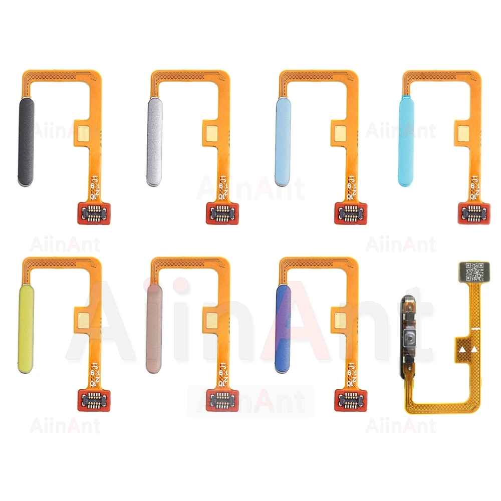 Home Side Power Button Touch ID Finger Scanner Fingerprint Sensor Flex Cable For Xiaomi Mi 11 Lite 4G 5G Youth