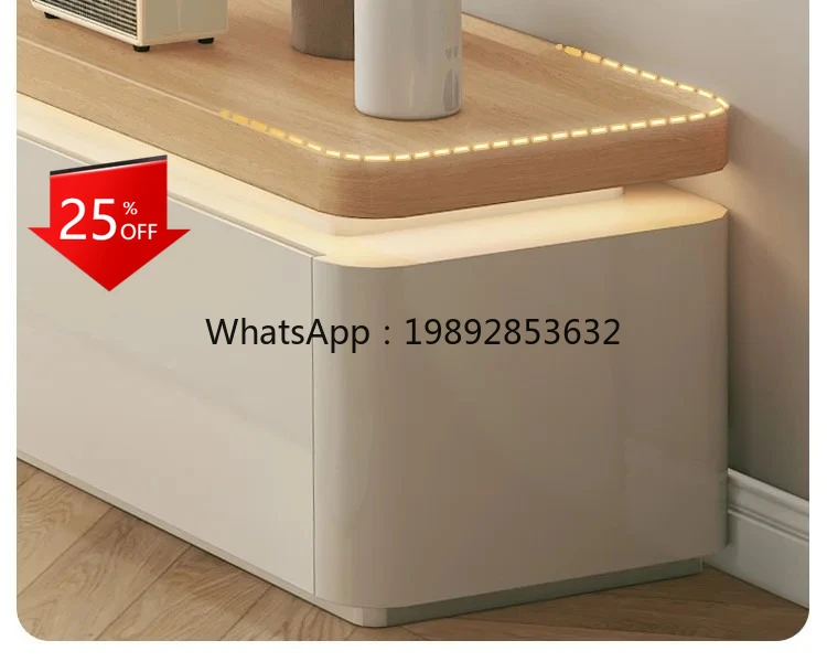 

ZZ coffee table TV cabinet plus side cabinet combination floor living room home storage locker integrated