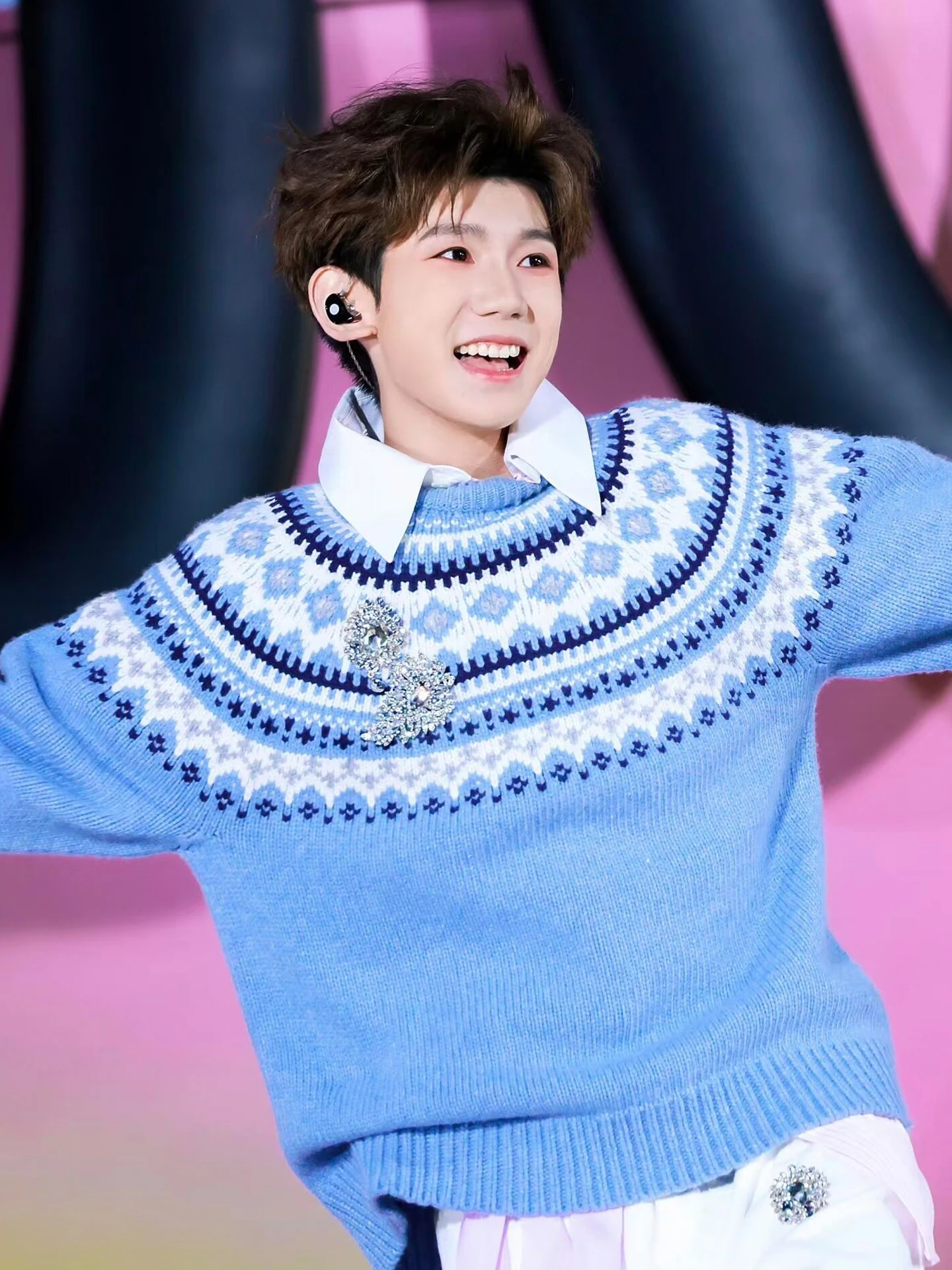 

Мужской свитер Fair Isle с длинными рукавами, повседневный, с геометрическим цветовым узором, для многослойных образов, осенне-зимний, свободного кроя