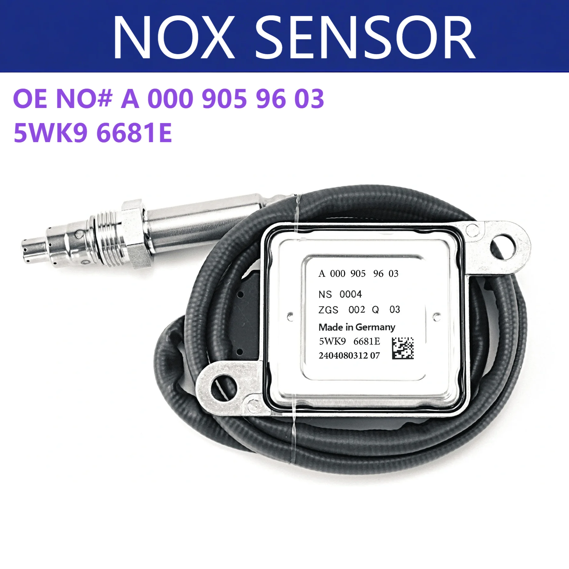 

NOX Sensor 5WK96681E A0009059603 0009059603 For NGK Probe Nitrogen Oxygen For Mercedes-Benz High Quality Chip