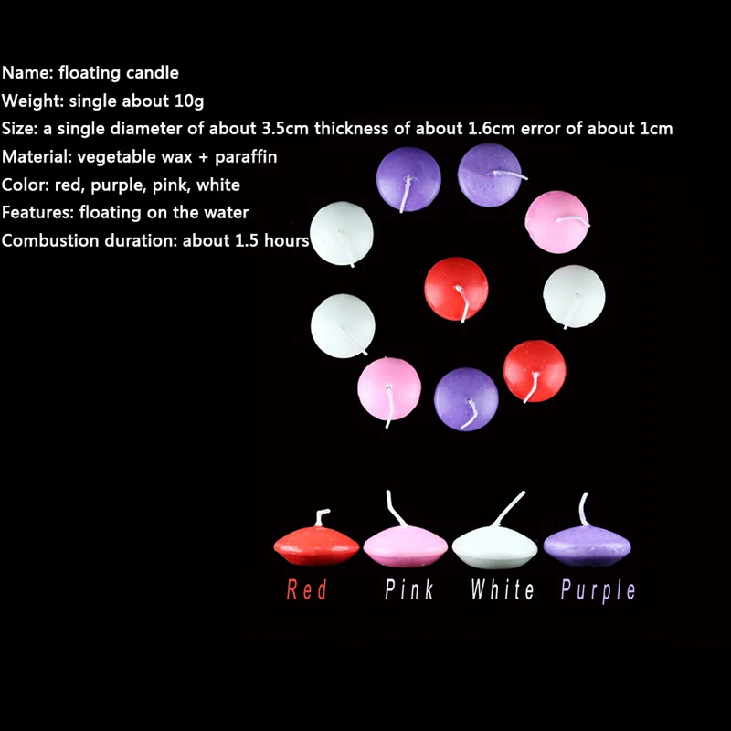 10Pcs/lot Floating Candles For Wedding Party Event Home  Birthday Decor Candles New Year Christmas Decoration