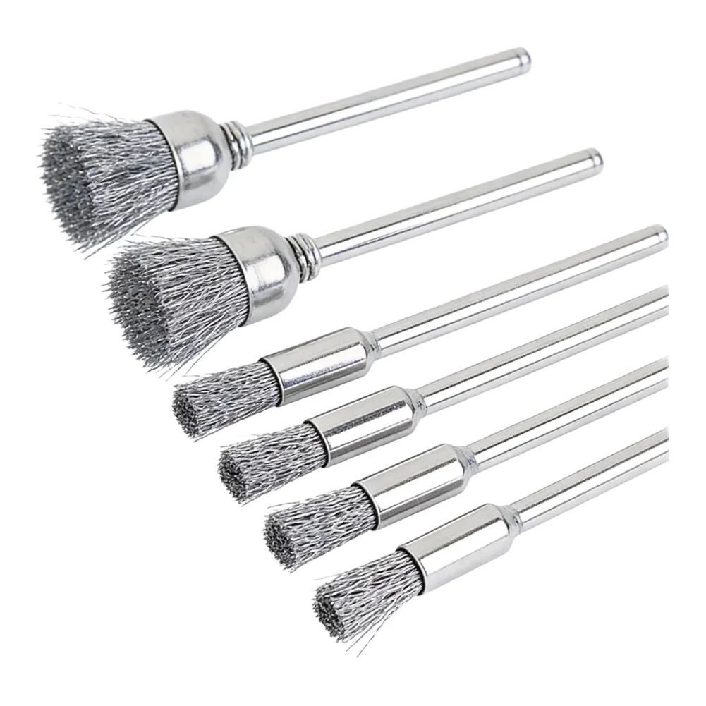 Polishing Coarse Carbon Steel Crimped Wire Wheel 9PcsSet Stainless Steel Wire Brush Wire Wheel Rotary Tool Rust Removal