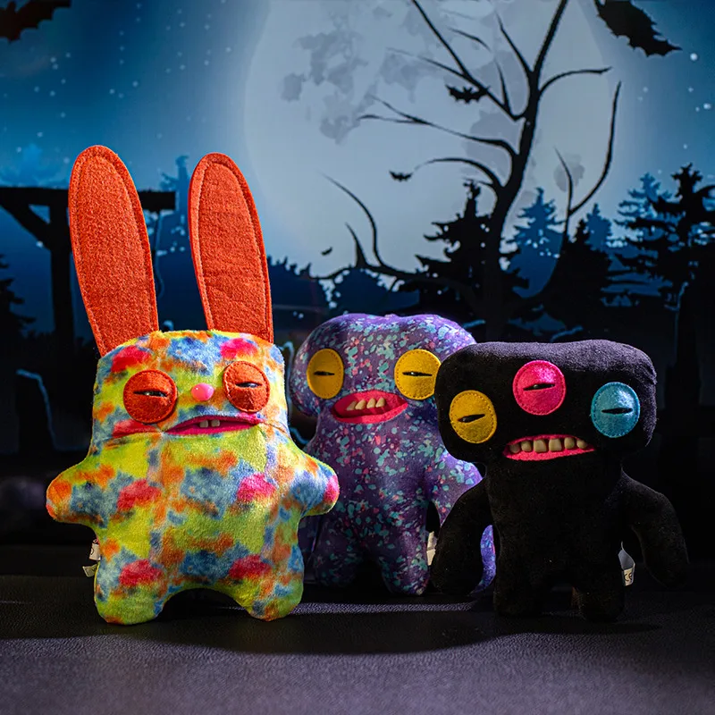 20CM Big Teeth Funny Ugly Monster Plush Doll Cute Tooth Monster Doll Play Doll Halloween Collection Gift