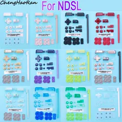 1Set For DS Lite/NDSL Replacement ABXY LRD Pad Cross Button Full Set of Buttons and Conductive Adhesive Buttons and Stylus Parts