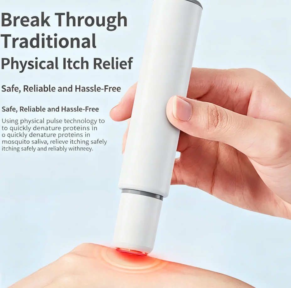 Electronic Mosquito Bite Pen Household Mosquito Insect Relieve Itching Pen Potable Anti-itch Pen for Outdoor Camping Travel