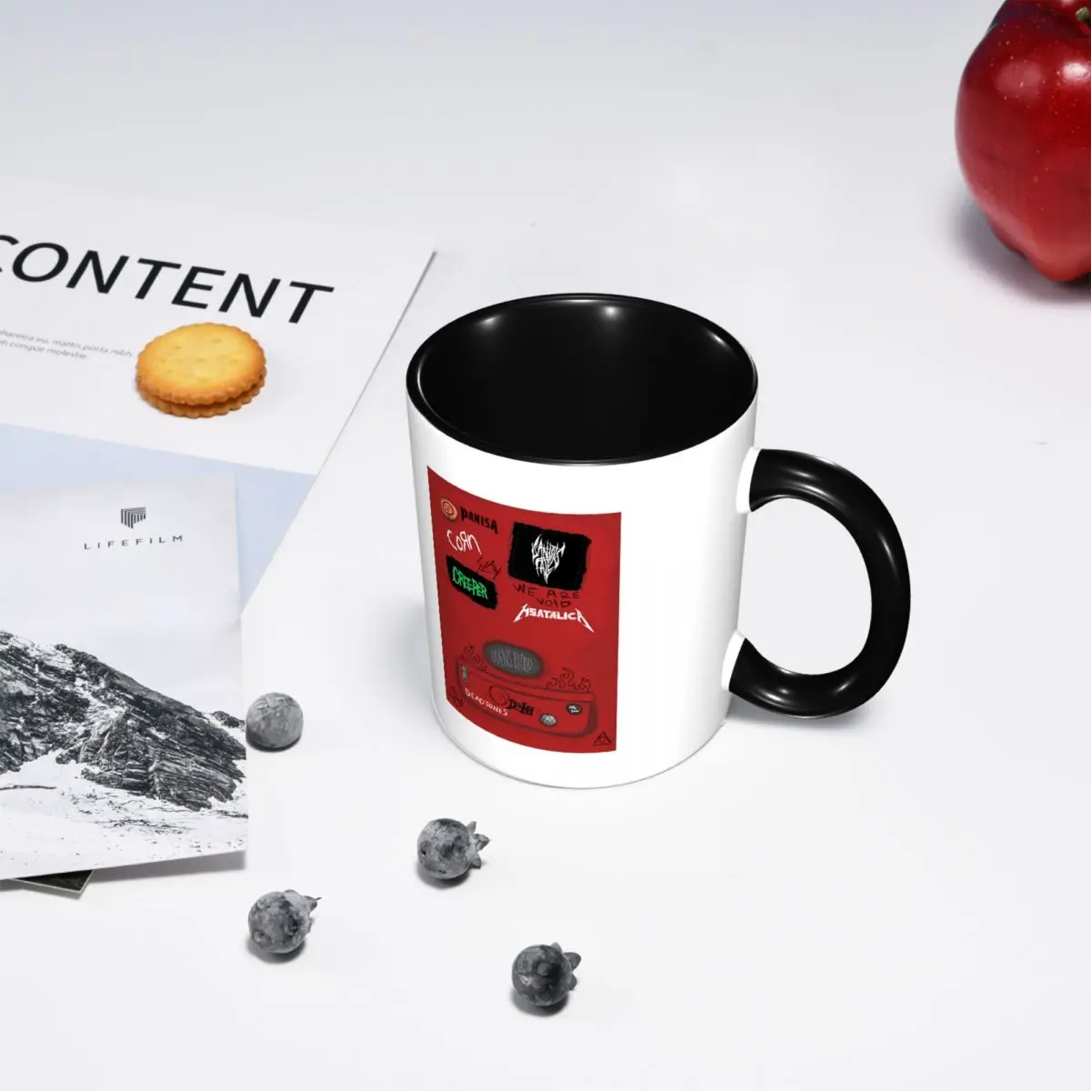 Sally Face Larry's Bag Mug Funny Ceramic Coffee Cups Tea Mugs Milk Cup Drinkware Gifts for Woman Man