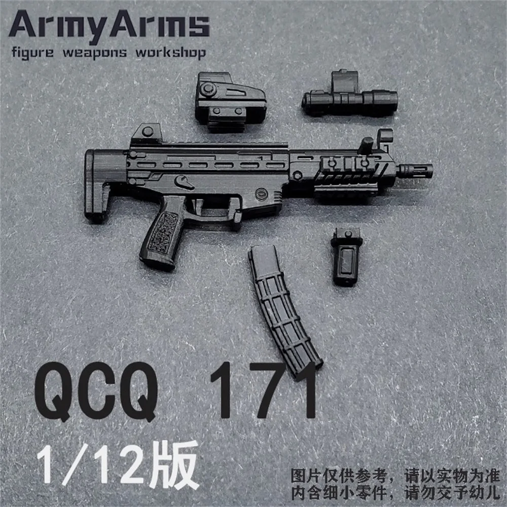 

Fanatic ArmyArms QCQ171 1/12 Scale Soldier Submachine Gun Assembly Plastic Model Toy Fit 6'' Action Figure Body In Stock