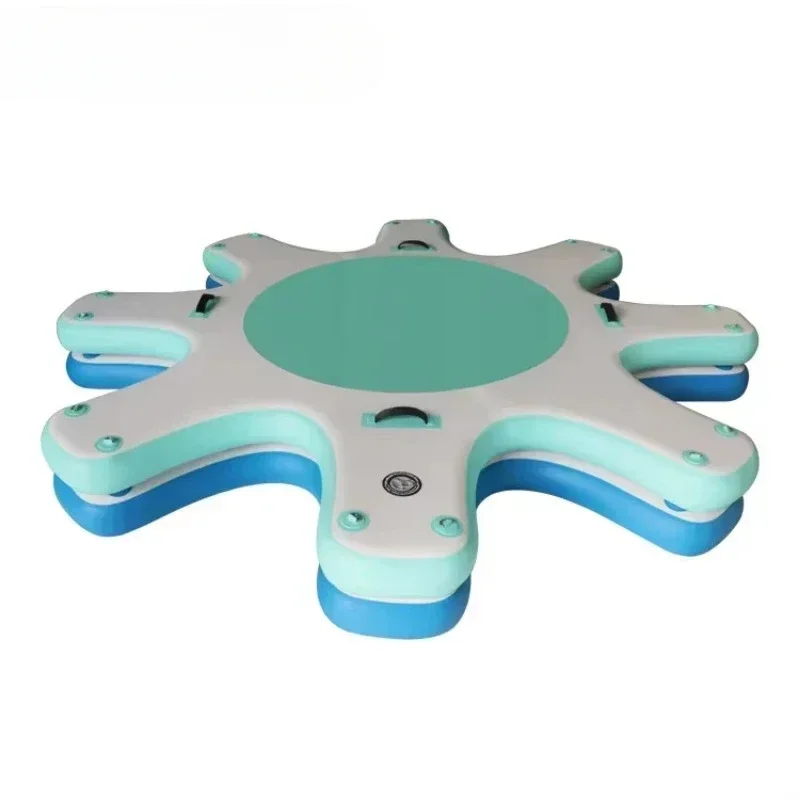 factory direct sale Custom Sup Fitness Docking Station Yoga Dock Platform With Inflatable Paddle Board Supboard Family Game Yoga