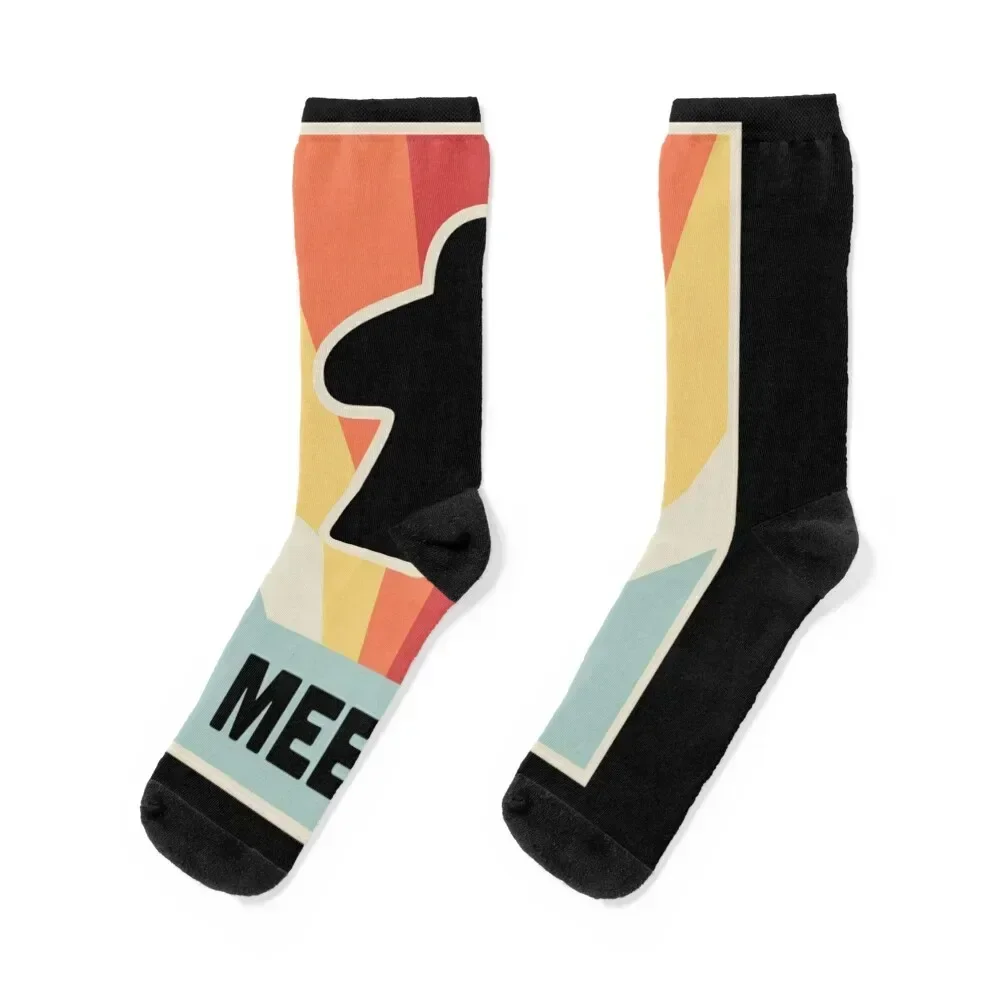 Vintage MEEPLE Boardgame Design Socks men cotton high quality compression Men's Socks Luxury Women's