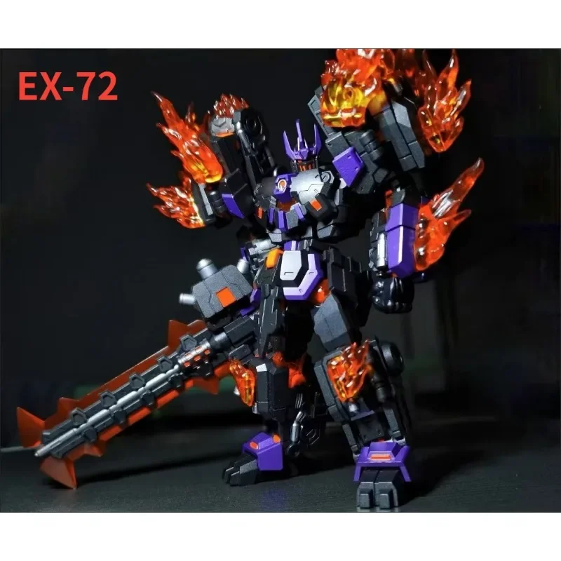 En STOCK transformación fábrica de hierro IF EX-72 EX72 The Fallen Chaos Blaze Mini figuras de acción de juguete regalos con caja