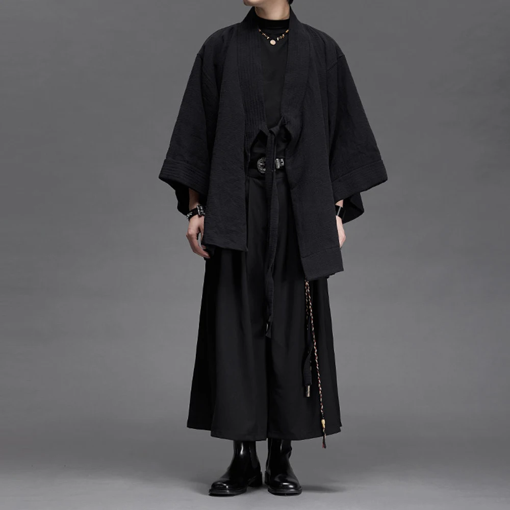 XS-5XL Summer Men's Straight Leg Skirt Pants American Retro Fashion Trendy Street Casual Loose Breathable Simple Men's Bottoms