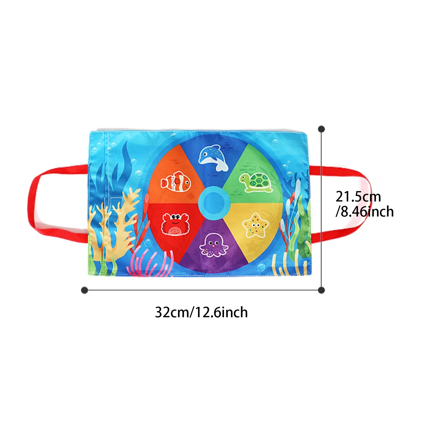 لعبة صيد السمك للأطفال من مونتيسوري لينة ومضحكة من القماش لعبة صيد السمك لعبة أطفال تعليمية للتعليم المبكر مجموعات حرفية من القماش