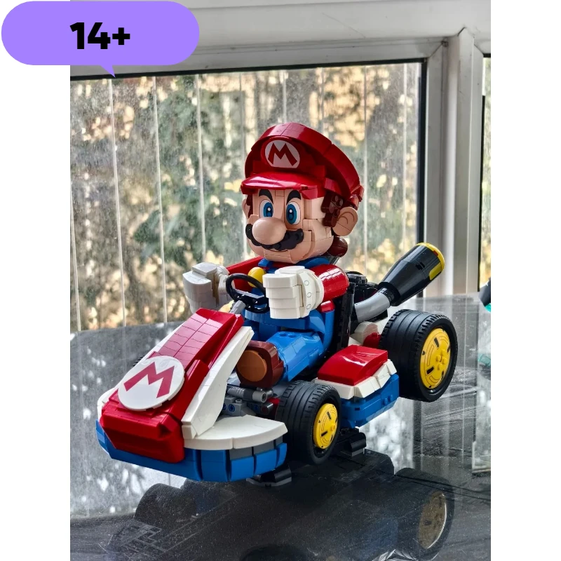 

2025 New 72037 Standard Kart Model Building Blocks Classic Game Racing Car Assembly Bricks Toys for Kids Educational Gift