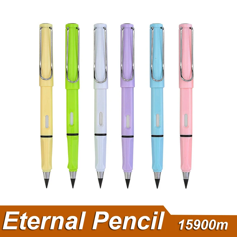 New Technology Unlimited Writing Pencil Durable No Ink Eternal Pen Art Sketch Painting Tools Kid Gift School Stationery