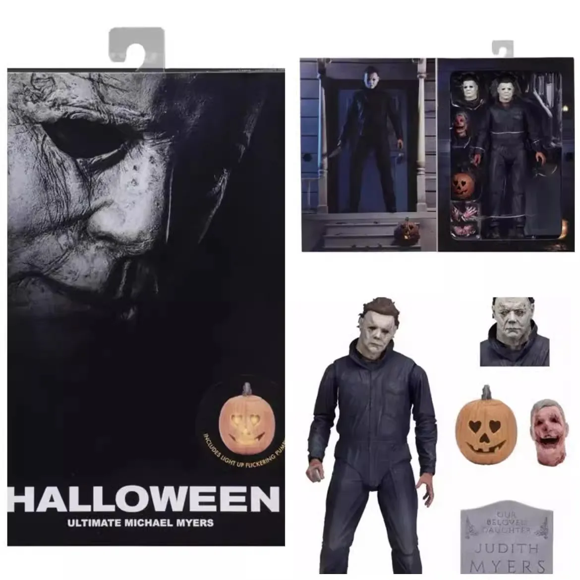 NECA الجمعة 13th الشكل Pennywise الجزء السابع 7 جديد الدم في نهاية المطاف جيسون فورهيس عمل نموذج لجسم الرعب لعبة الهالوين هدية