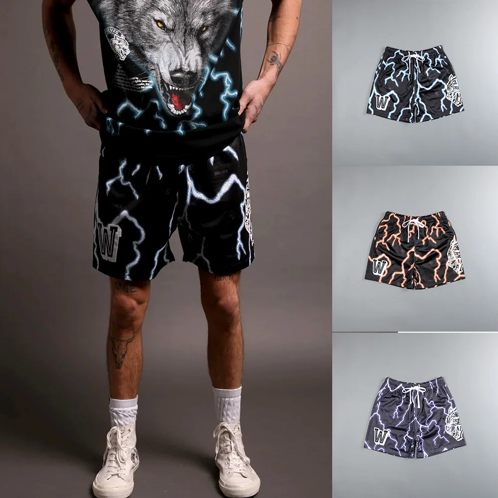 

New Mens Mesh Sports Shorts Summer Basketball Fitness Running Breathable Short Pants Loose Muscle Training Bermuda Man Shorts