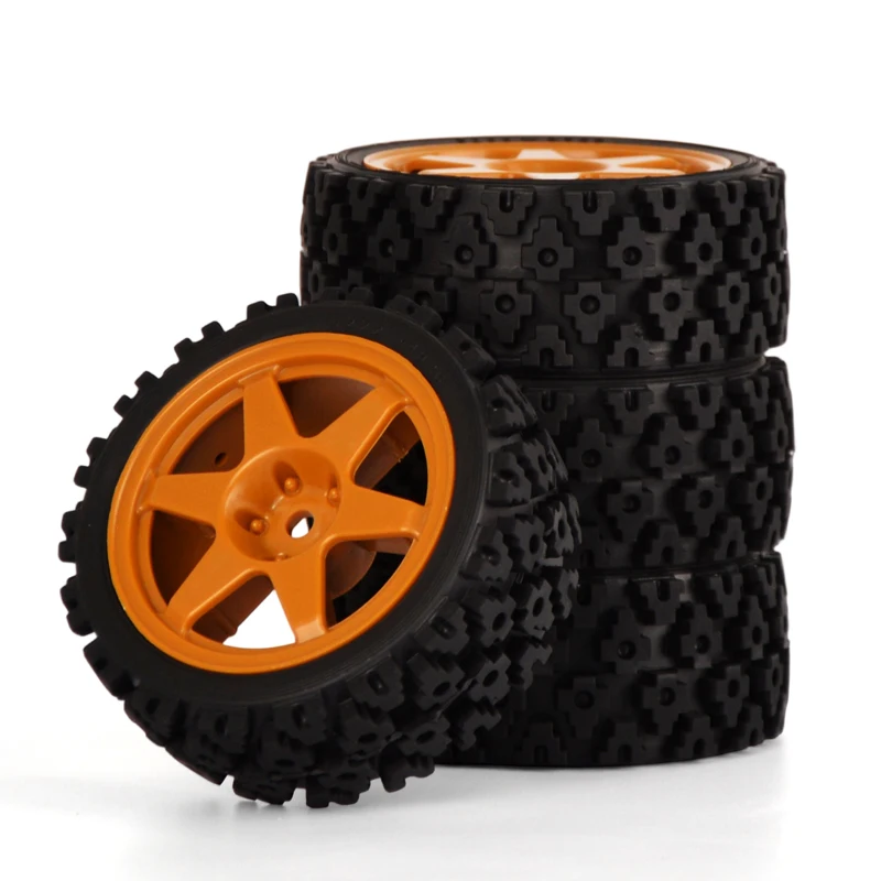

Rc 1/10 Remote Control Car Rally Road Tire 12mm Hexagonal Wheel Hub Suitable for Tamiya Xv01 Tt01 Ta06 Feishen 144001 A959 Hp
