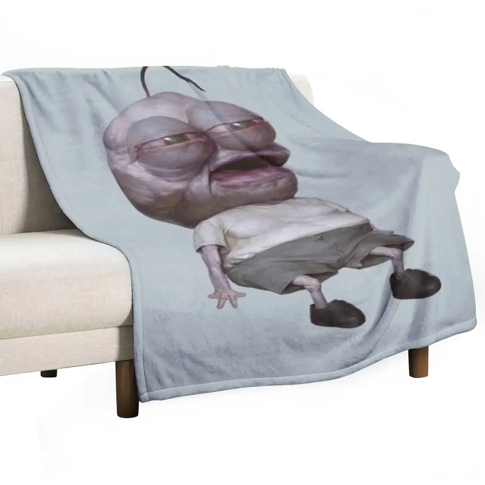 

Smiling Friends Depressed Pim - Adult Swim Throw Blanket blankets and throws Sofa Throw Nap Blankets