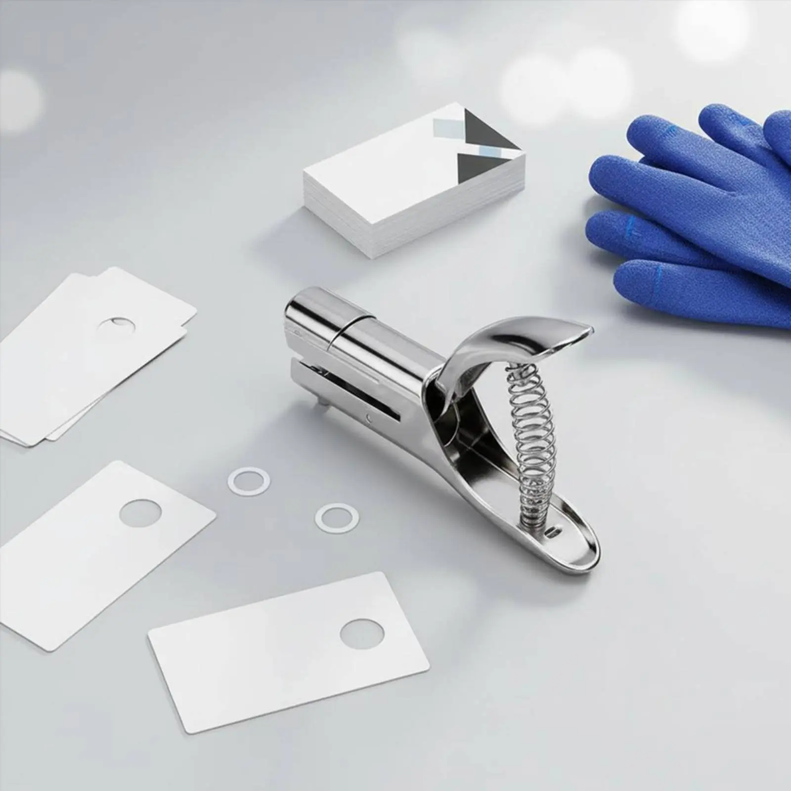 

Long Reach Hole Perforate Portable Single Hole Perforate Office Supply Effortless Punching Labor-Saving for Professionals
