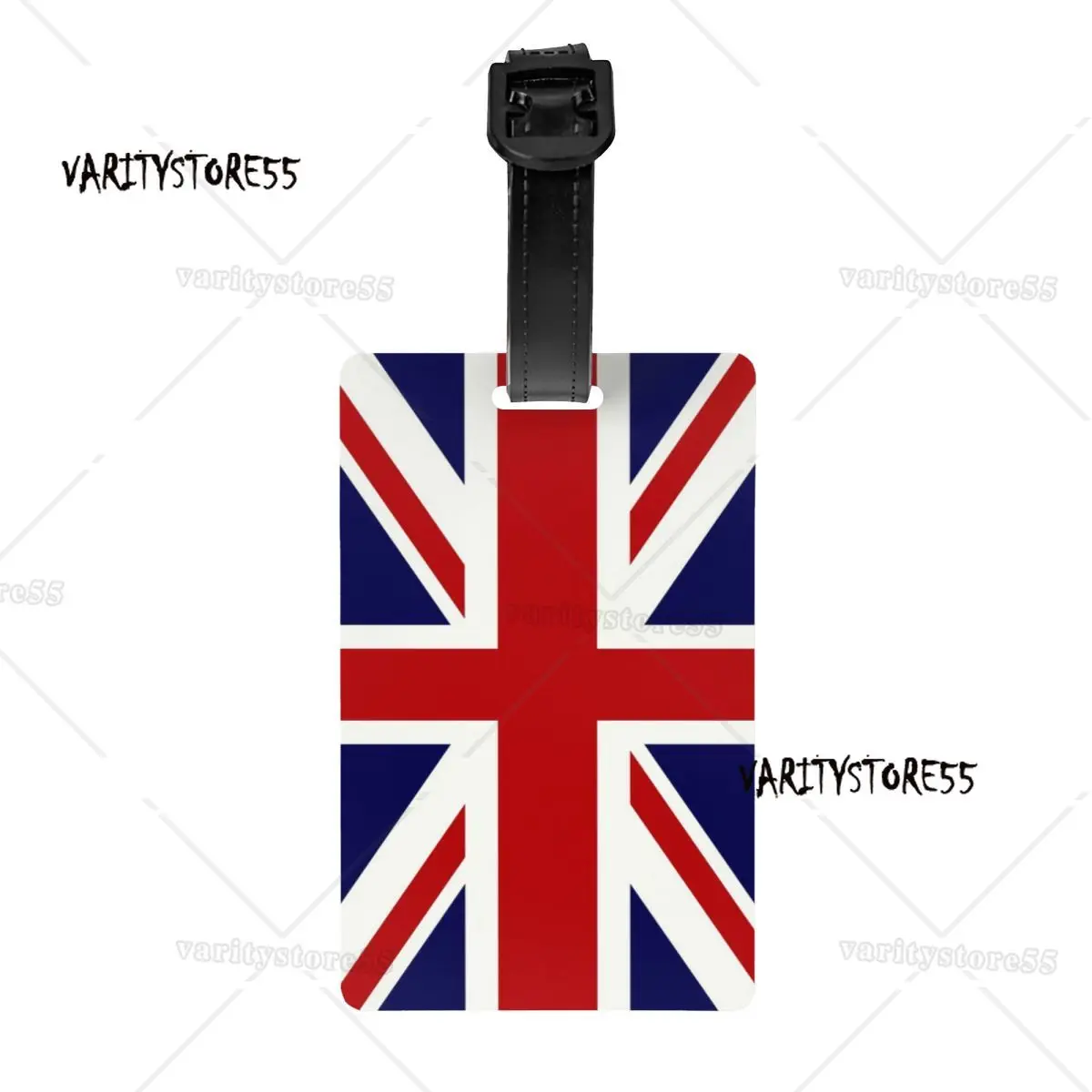 Union Jack Flag Of The UK Luggage Tag Custom Baggage Tags Privacy Cover ID Label