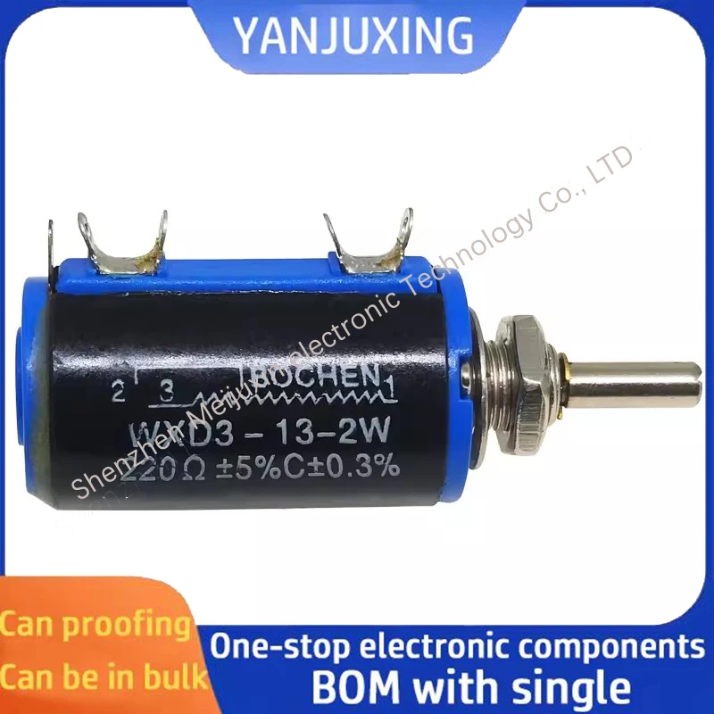 1pcs/lot WXD3-13-2W Precision multi-turn potentiometer 1K 2.2K 3.3/4.7/5.6/6.8/10/22/33/47K