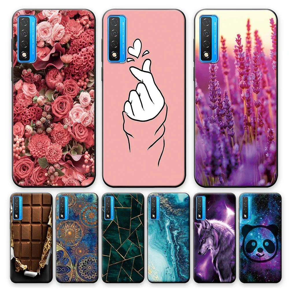 Funda trasera de silicona suave para TCL 20L + 2021, 6,67 pulgadas, 20L, 20S, 20L Plus, T775H, T774H, 20 L