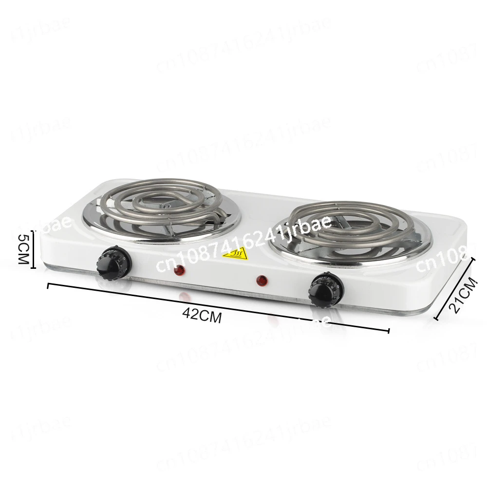 Countertop Electric Coil Burner with Power Indicator Lights 2000W Adjustable Temperature Easy to Clean Home