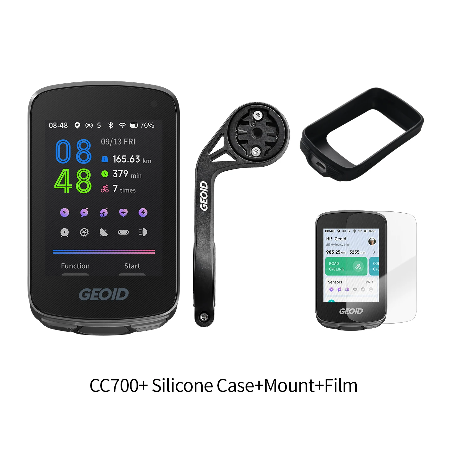 GEOID CC700 バイクコンピュータ 2.8インチ防水 Wi-Fi ANT+