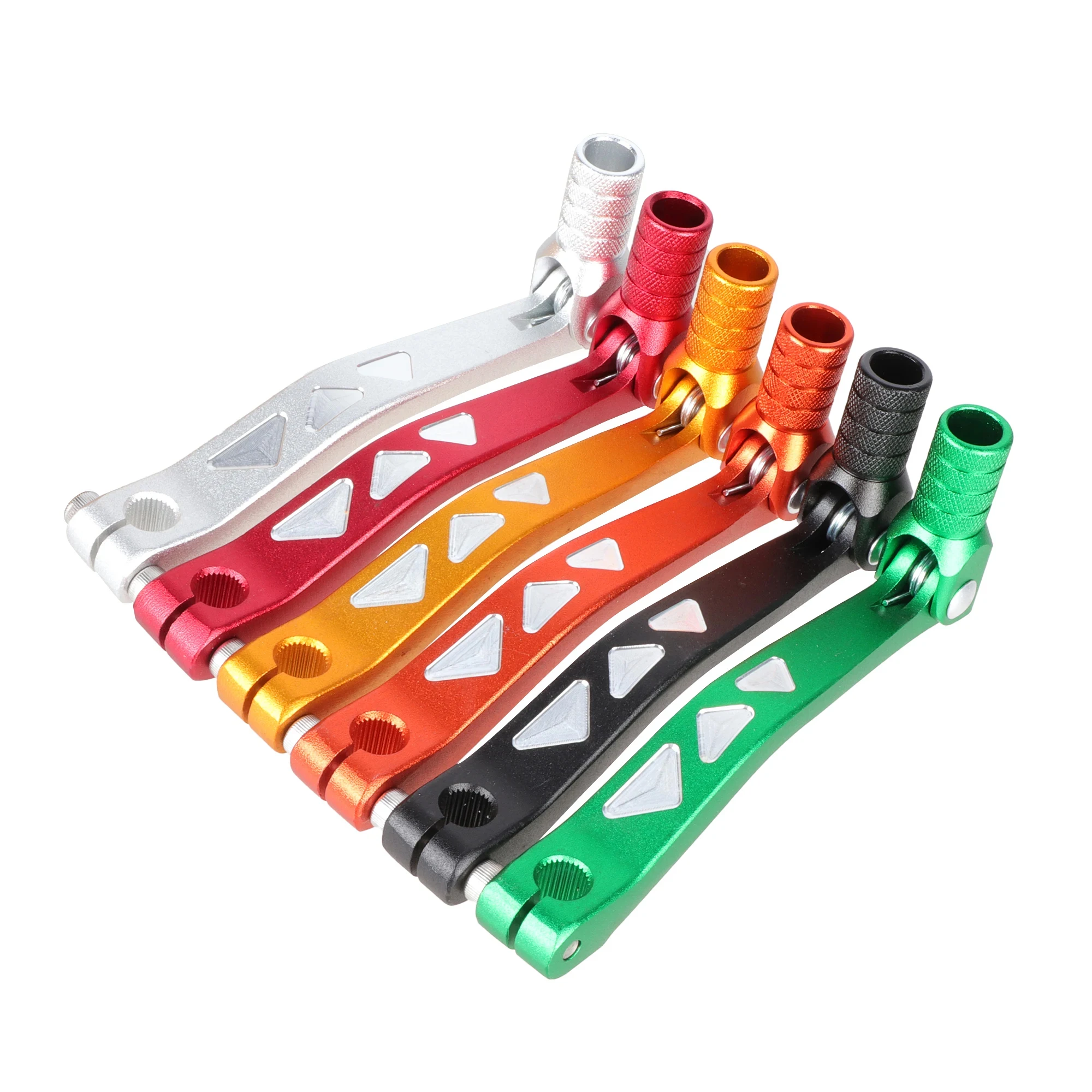 للطي والعتاد شيفتر رافعة تحول CNC الألومنيوم والعتاد شيفتر رافعة تحول ل XR50 XR80 CRF50 CRF70 125cc حفرة الترابية دراجة نارية #1