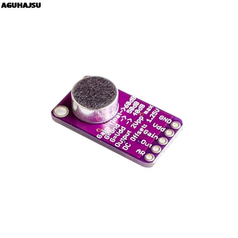 MAX9814 Microphone AGC Amplifier Board Module Auto Gain Control for Arduino Programmable Attack and Release Ratio Low THD