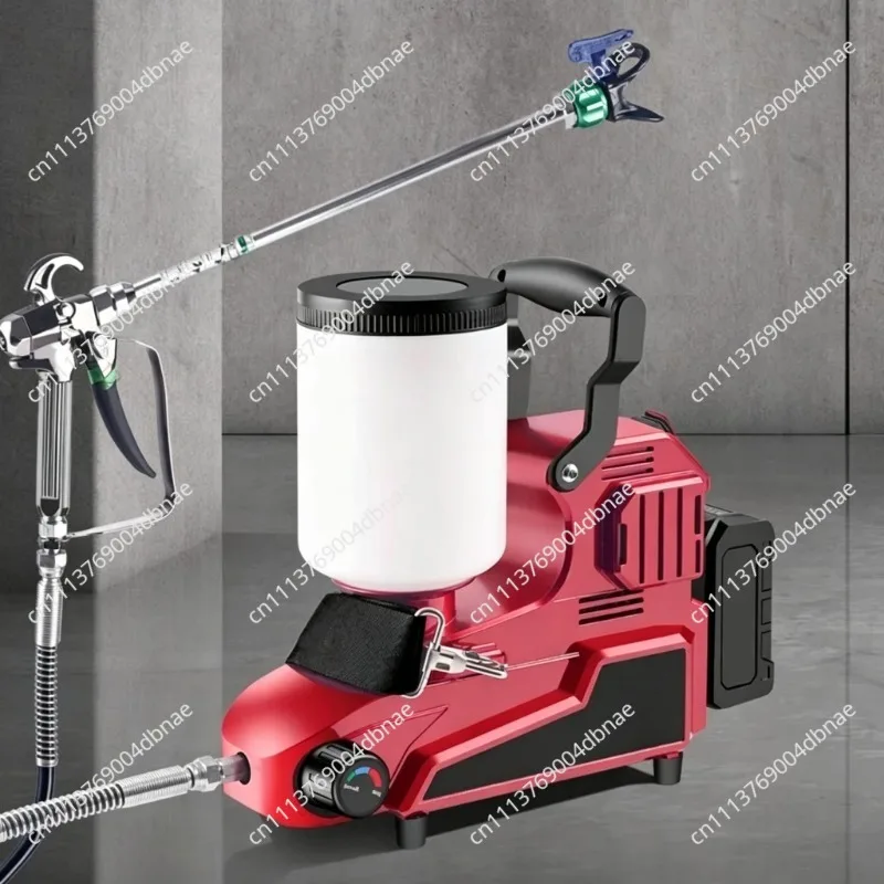 Suitable for Electric Lithium Battery High Pressure Airless Sprayer Spray Gun Paint Paint Latex Paint Sprayer Can Spray Gun