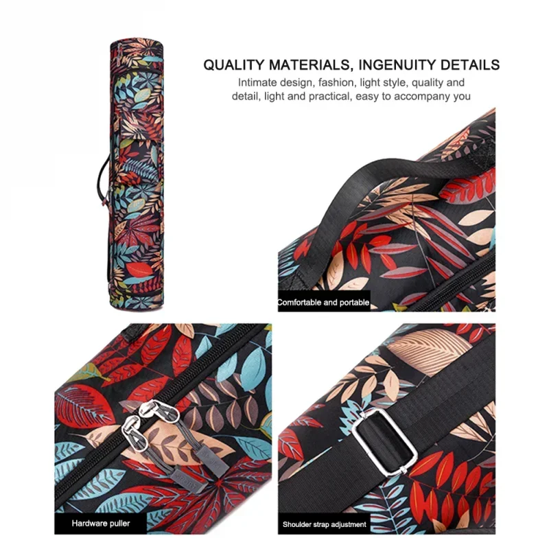 Yoga Backpack Sports Fitness Dance Gym Yoga Studio Messenger Nylon Waterproof Women's Single Room  Storage Bag image 5