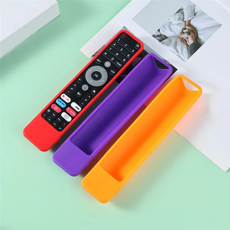 B04B-Silicone Protective Case For DEXP Viomi CHIQ Remote Control Smart TV Remote Dustproof Sleeve Shockproof Cover