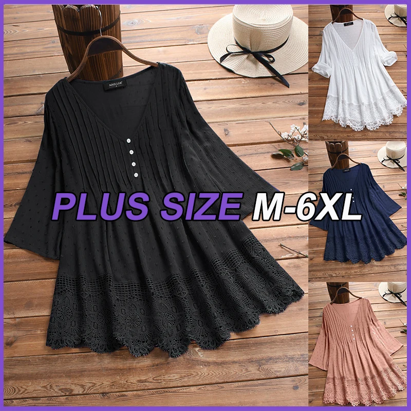

5XL 6XL Large Size Blouse Tops Women's 2025 Summer Solid Short Sleeve Oversized T-Shirts Tees Plus Size Korean Female Clothing